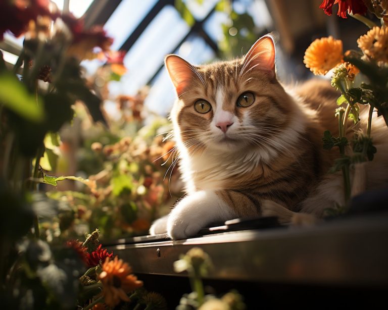 De jardins verdoyants à des salons cosy : Exploration des habitats préférés des chats